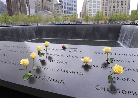 The names of the nearly 3,000 lives lost in the terrorist attacks on Sept. . How many names are on the 911 memorial